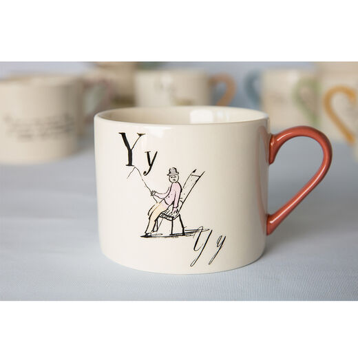 Edward Lear alphabet mug - Y