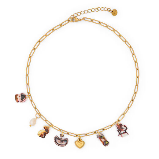 Memories of a Chair charm necklace by Pindex Studio