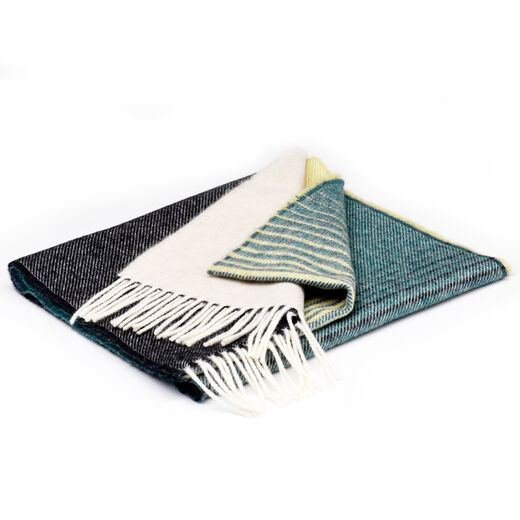 Yellow and Green Ombre Scarf by McNutt of Donegal