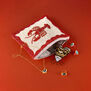 Lobster beaded clutch bag