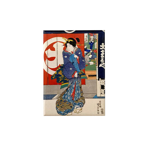 Kimono woman magnet