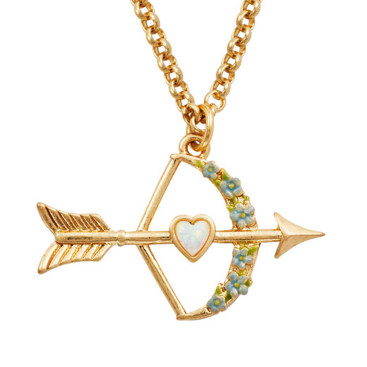 Cupid&rsquo;s bow and arrow necklace by Fable England