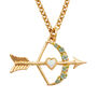 Cupid&rsquo;s bow and arrow necklace by Fable England