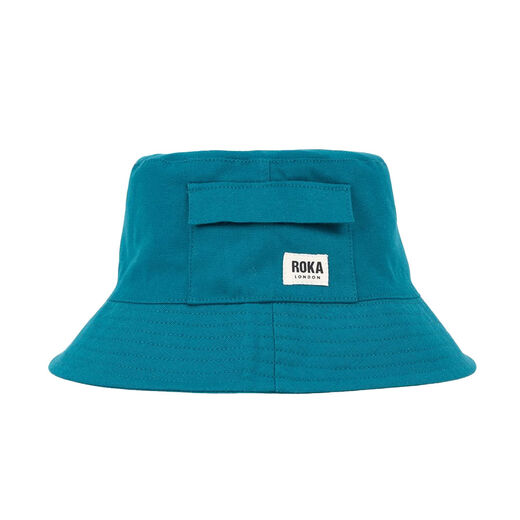 Blue bucket hat
