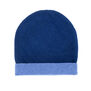 Navy dusty blue reversible hat by Santacana