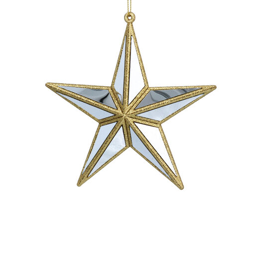 Mirrored star decoration