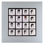 David Bowie Aladdin Sane contact sheet exclusive titanium print by Brian Duffy
