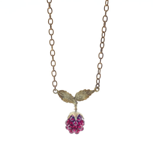 Raspberry necklace by Michael Michaud