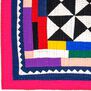Large multicoloured patchwork quilt - assorted