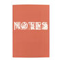 Terracotta notes notebook