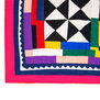Large multicoloured patchwork quilt - assorted
