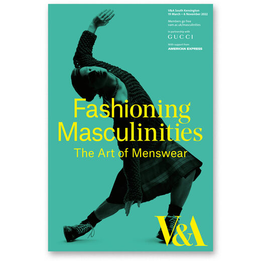 Fashioning Masculinities: The Art of Menswear exhibition poster two