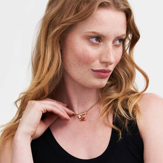 English rose toggle necklace by Fable England