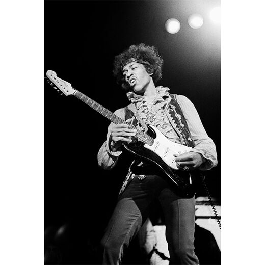 Jimi Hendrix by Ed Caraeff - limited edition, signed