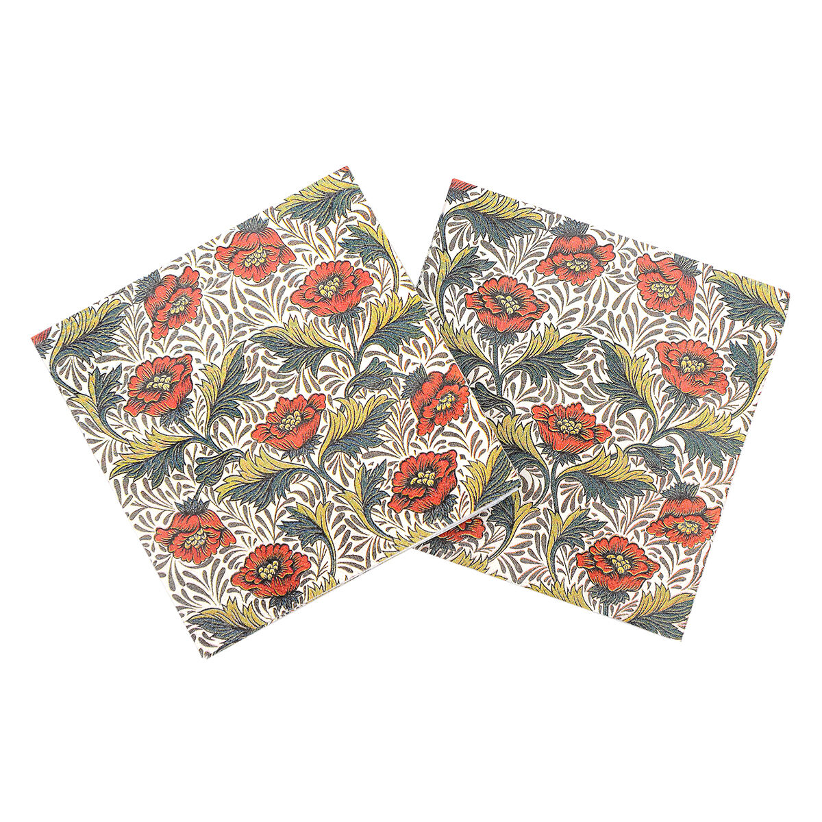 William Morris Peonies paper napkins V&A Shop