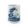 Blue wave tai teacup