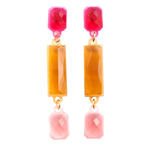 Drop stud jewel earrings by Corsi Design Factory