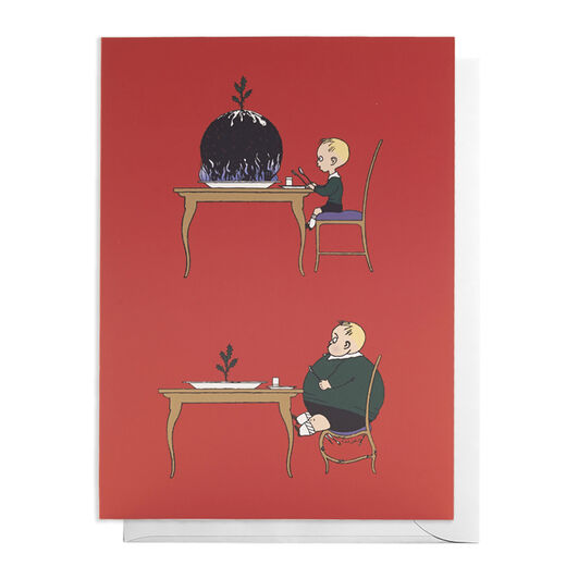 Pudding Boy Christmas cards (pack of 8)
