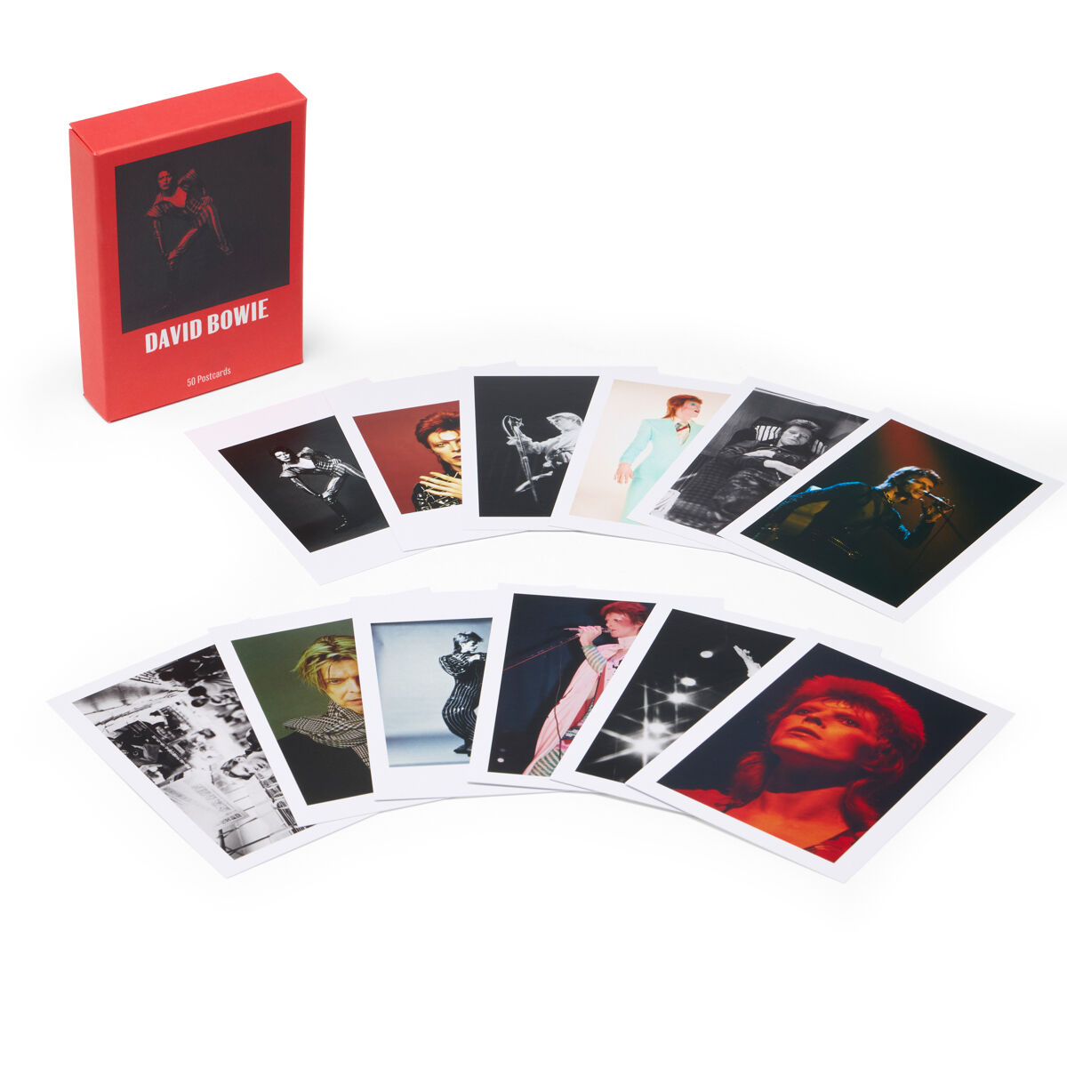 David Bowie collector's box of 50 postcards | V&A Shop