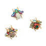 Large bee brooch by Annie Sherburne - assorted