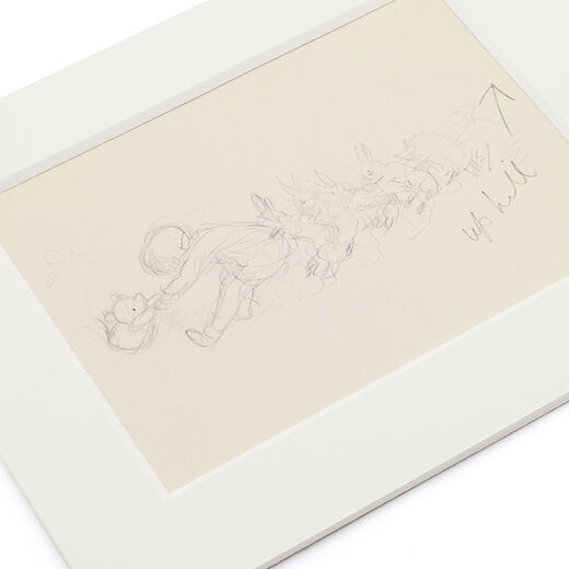 Winnie-the-Pooh goes visiting - mounted print