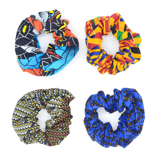 Wax print scrunchies by Asaawa - assorted