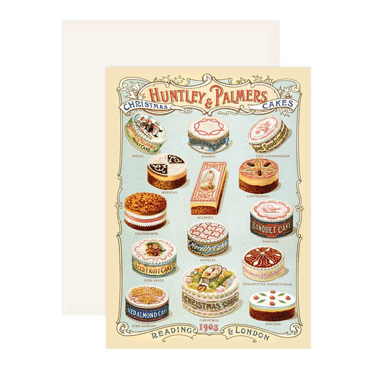 Christmas Cake Selection cards (pack of 8)