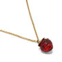 Strawberry pendant necklace by Michael Michaud