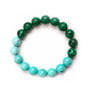 Turquoise-toned beaded bracelet
