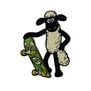 Shaun the Sheep embroidered patch