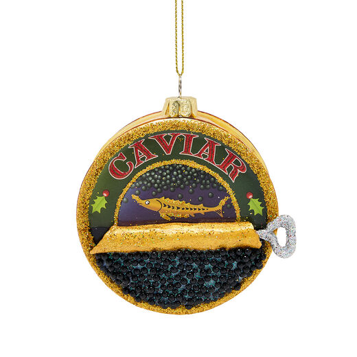 Caviar tin decoration