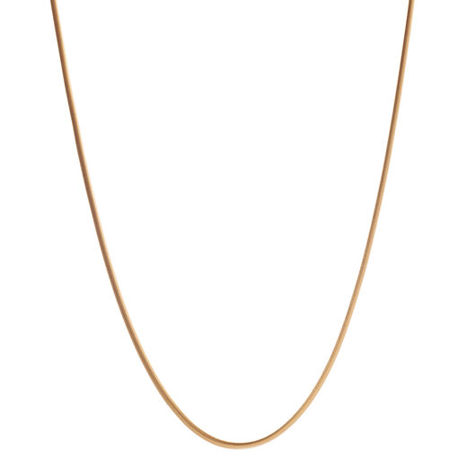 Gold chain necklace by Sarah Cavender