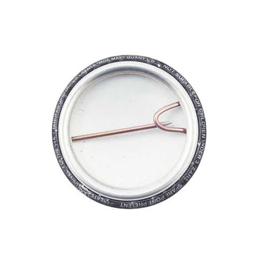 Mary Quant youth quake button badge