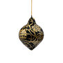 Gold leaves lantern bauble