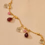 Amethyst, garnet and tourmaline bracelet by Mounir&nbsp;