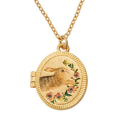 Bunny locket necklace by Fable England