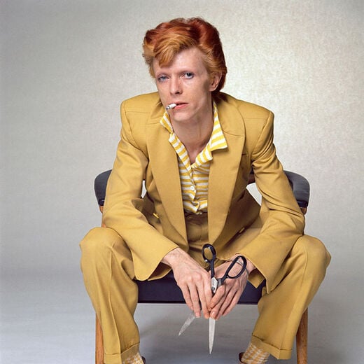 David Bowie in Yellow Suit by Terry O'Neill - limited edition print