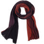 Ombre shibori wool scarf