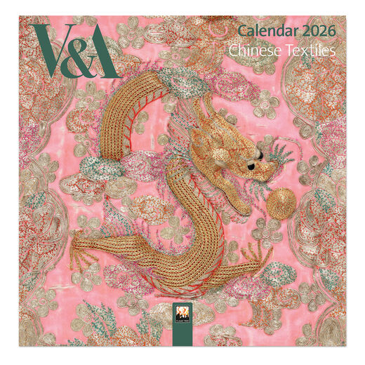 2026 V&A calendar with illustrations from Chinese textiles