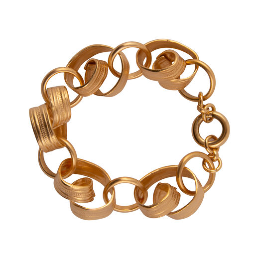 Ribbon statement bracelet by Emma Calvert