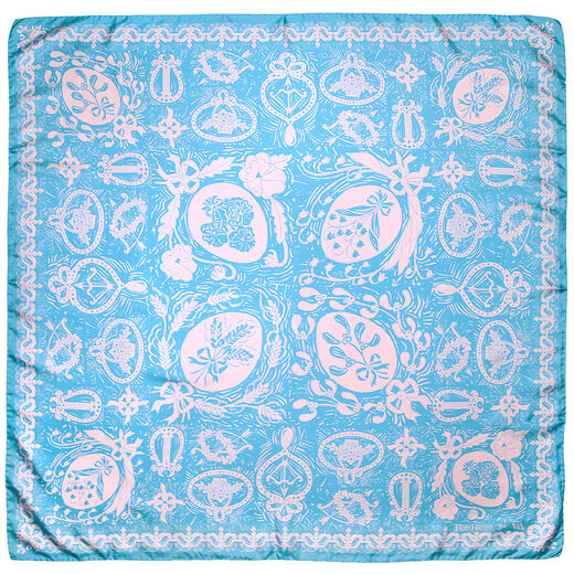 Four Seasons silk scarf by Rory Hutton