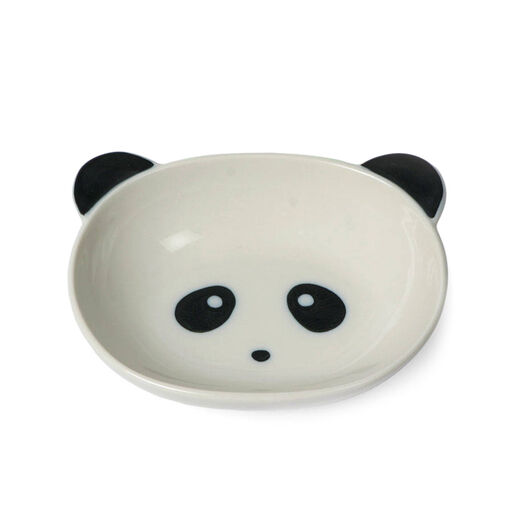 Panda shallow oval bowl