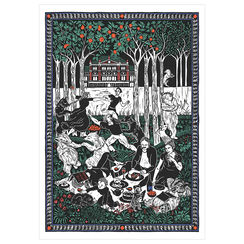 The Kensington Repast by Ruth Blanke - A2 print