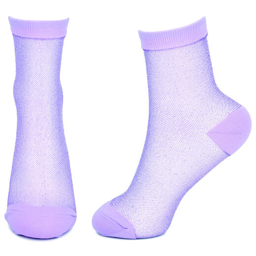 Sheer lilac socks