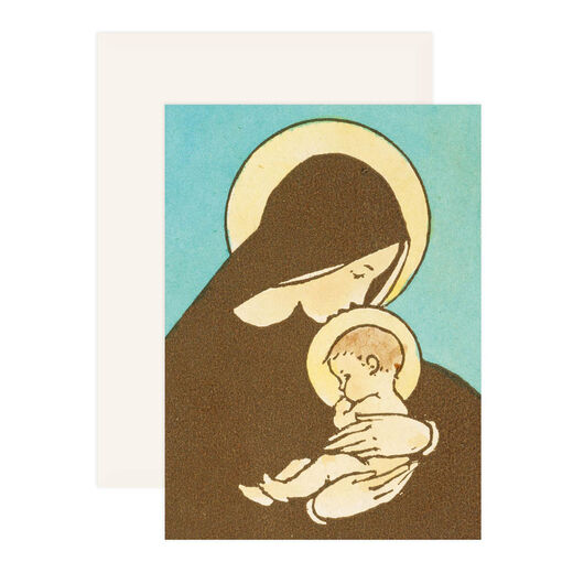 Virgin and Child card pack (pack of 8)