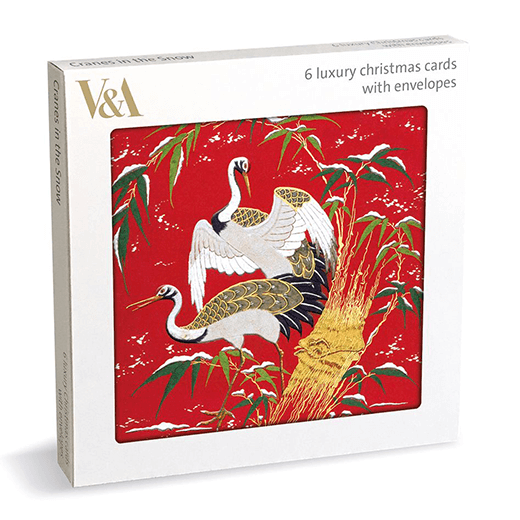 Cranes in the Snow Christmas cards (pack of 6)