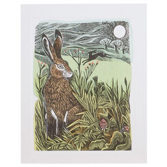 Hidden Hares greeting card