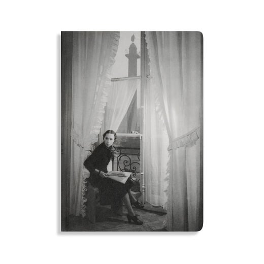 A5 journal with portrait of Elsa Schiaparelli by Francis Kollar