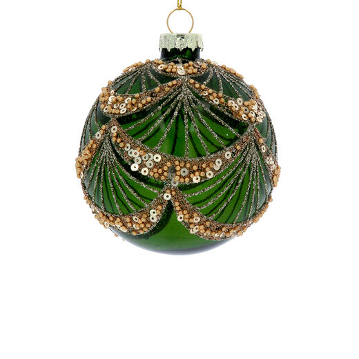 Green and gold Christmas decoration