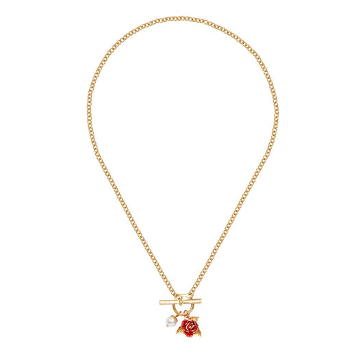 English rose toggle necklace by Fable England